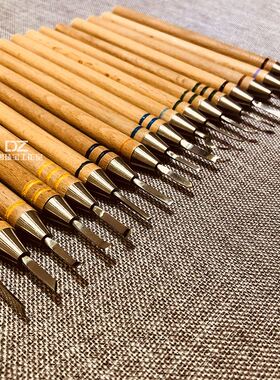 雕蜡刀 首饰蜡模雕刻n专用刀 雕刻工具 掏底刀 首饰器材18把完整