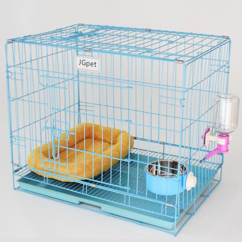 狗笼泰迪带厕所加粗折叠室内通用大中小型犬狗笼猫笼子便携宠物笼