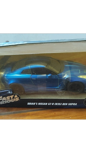 Jada Toys速度与激情8 GT-R R35 124汽车模型收藏摆件