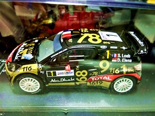 RALLY WRC 雪铁龙 1号冠军loeb勒布合金汽车模型 精致版 DS3