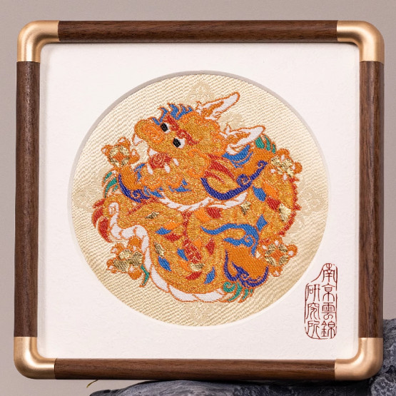 真丝装饰礼品南京框画现货