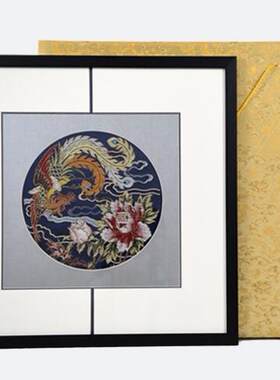 礼品商务南京牡丹框画