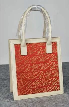 真皮+手工云锦礼品 南京云锦包袋 包包 手拎包 手包南京特产 精品