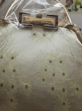 礼品 包包南京云锦 吉祥云锦黄色蝴蝶手拎时尚包包袋生日送礼现货