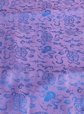 礼物南京云锦研究所 吉祥云锦黄色花纹云锦精品披肩围巾两用现货