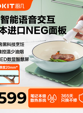 TOKIT厨几AI智能小型超薄电磁炉家用多功能火锅大功率