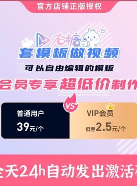 右糖月度会员VIP 电子相册婚礼生日毕业企业宣传MG动画视频制作