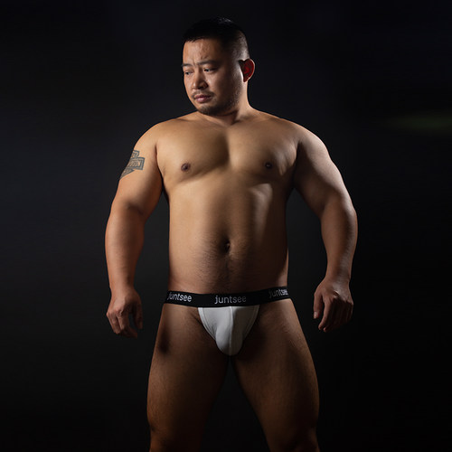 性感双丁内裤提臀透气壮熊大码