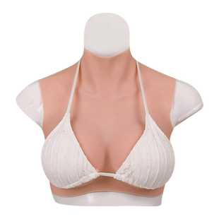 弘姗新升级男用直播变装义乳COS假胸性感CD变装仿真主播假奶