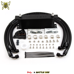 汽车改装机油散热器适用领*克03+爱信8AT变速箱冷却套件赛道版