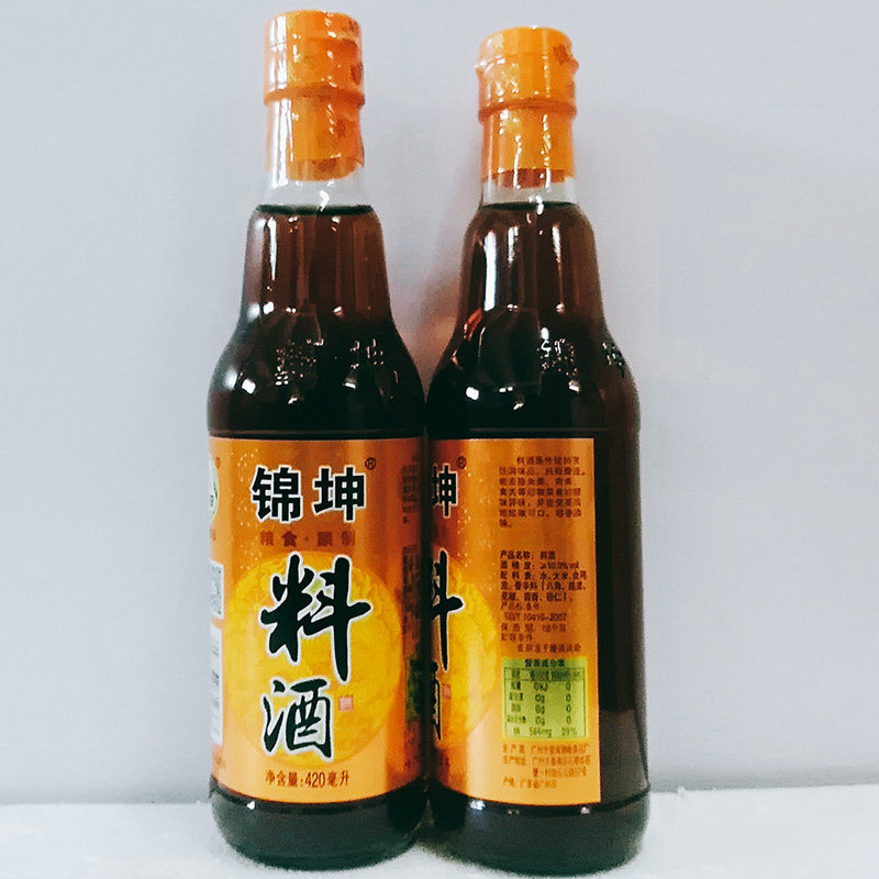 锦坤料酒420ml去腥海鲜牛肉