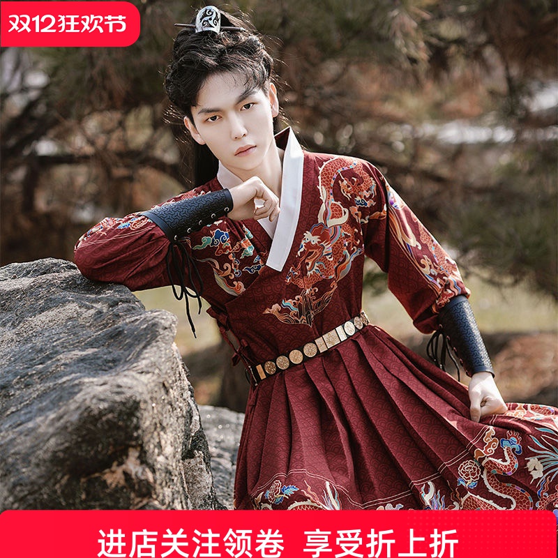 明制汉服男2025新款绣春刀飞鱼服锦衣卫衣服蟒袍曳撒男女款中国
