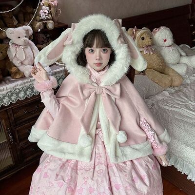 Lolita斗篷，加绒保暖，仙气拉满