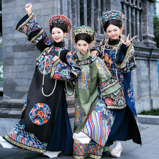 皇贵妃娘娘服装汉服古装吉服甄嬛传旗袍旗装太后娘娘闺蜜旅拍清朝