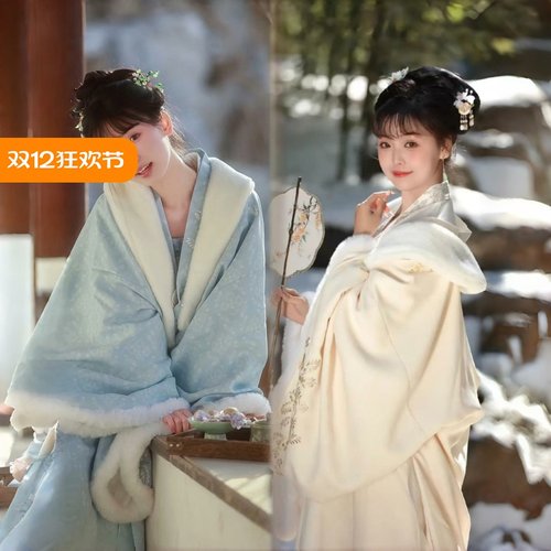 女加厚齐胸襦裙套装知否同款