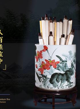 高端景德镇陶瓷大口径手绘作品