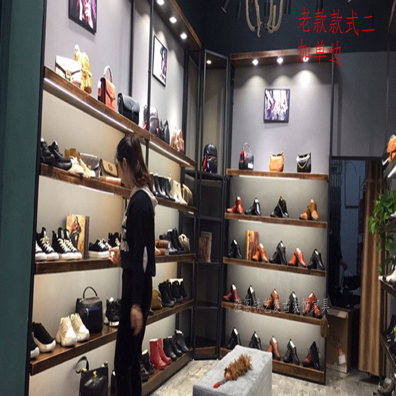 鞋店鞋架展示架鞋店货架子童鞋店鞋架鞋店装修货架开店用的鞋架子