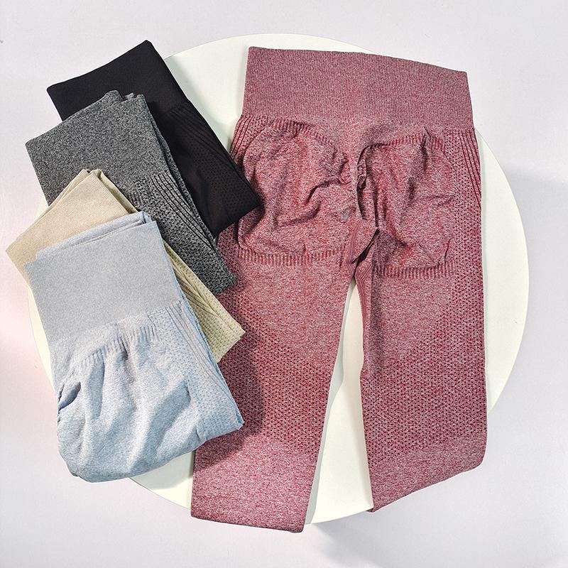 弹力健身裤收腹提臀蜜桃臀高腰