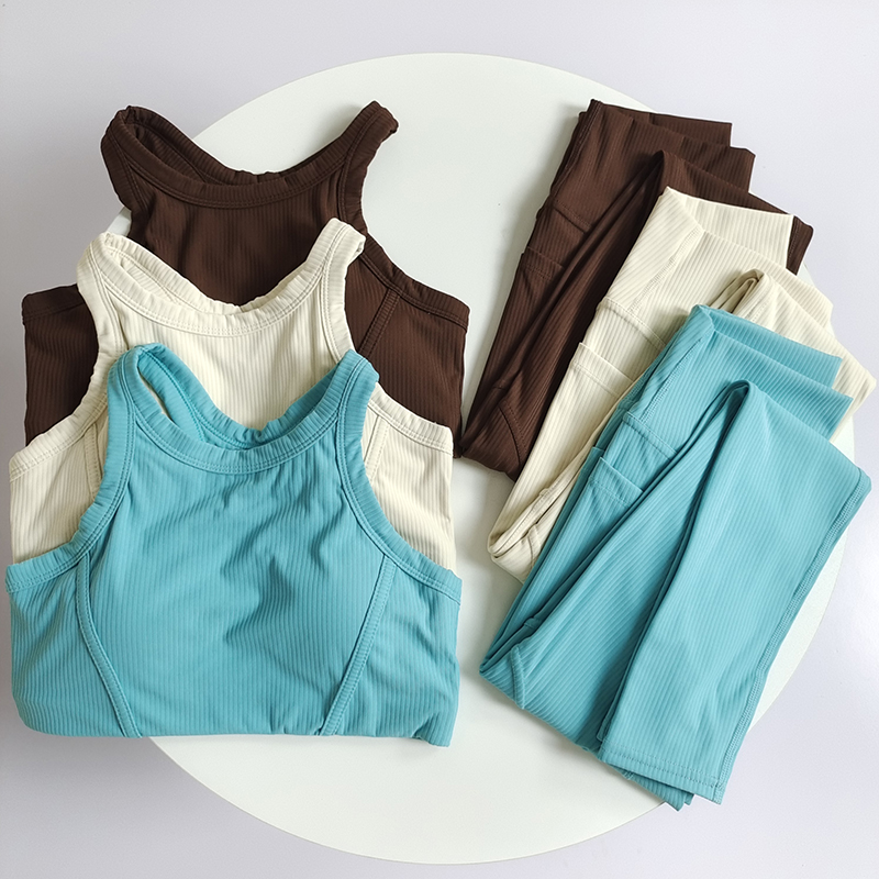 健身套装防震弹力美背提臀速干