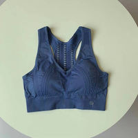 This is a popular online bestseller, featuring a beautiful back, hollowed-out, quick-drying yoga, sweat-absorbing, breathable, high-elasticity, thin, and frameless sports bra thumbnail 2