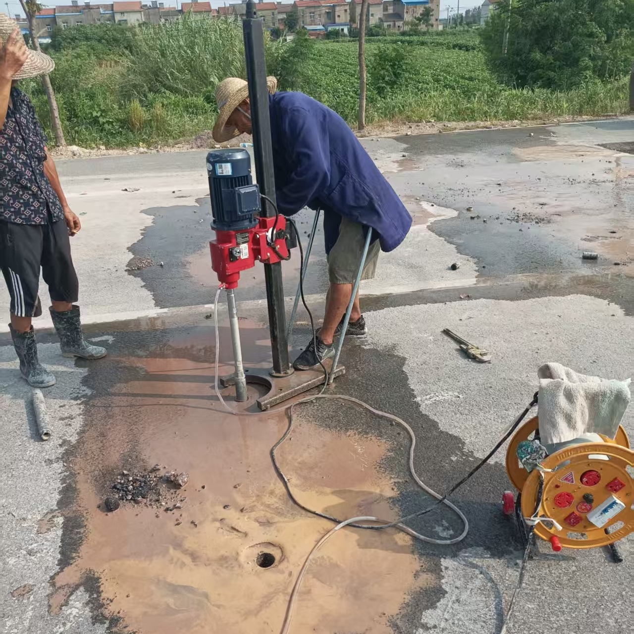 高速路马路注浆钻孔机取芯机