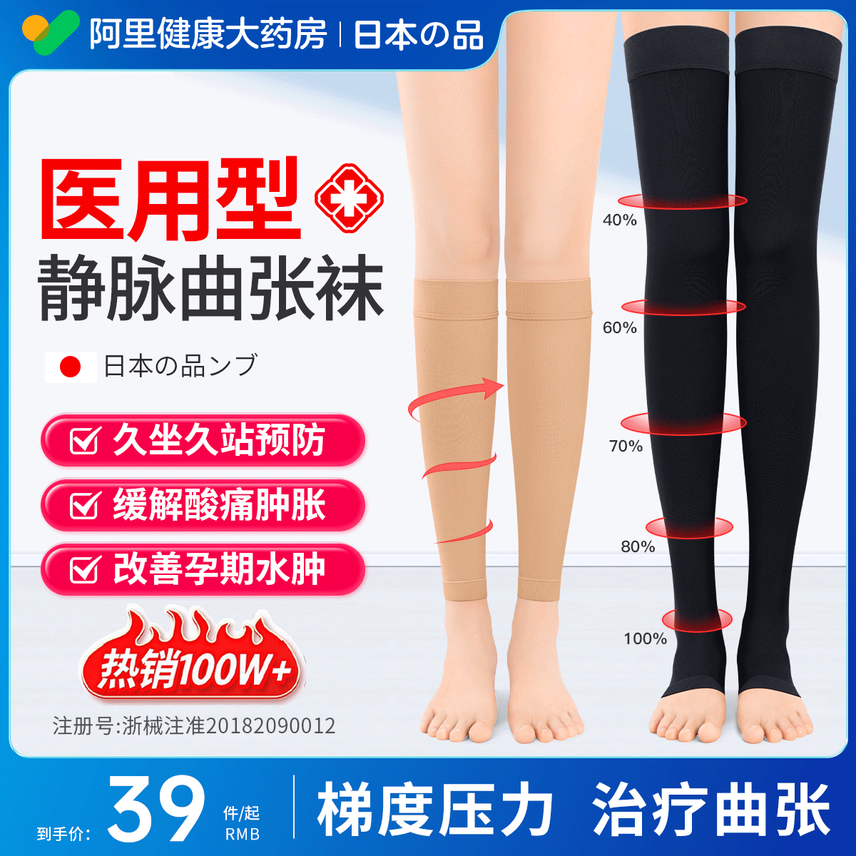 ⭐医用治疗型⭐静脉曲张弹力袜