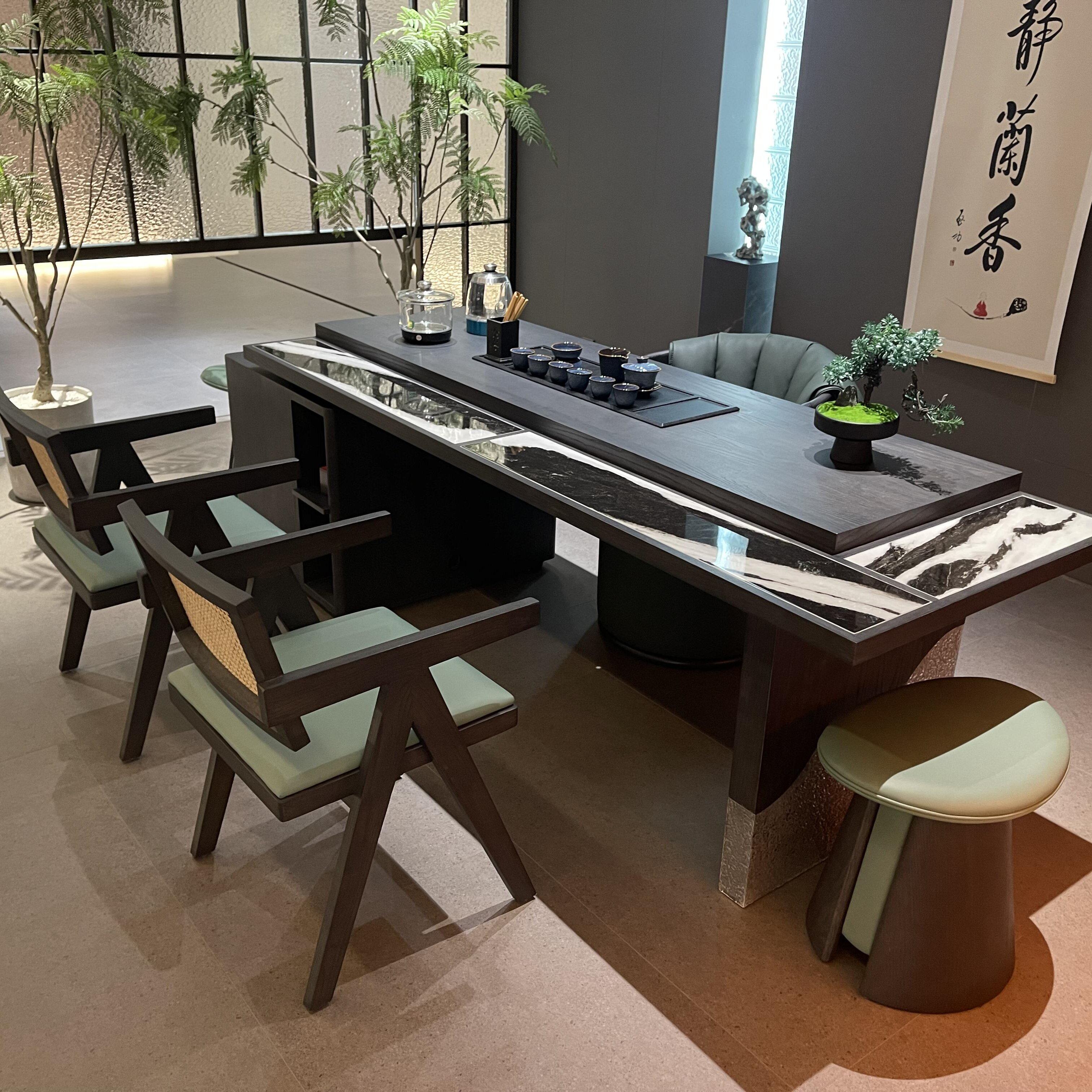 新中式实木茶桌椅组合现代简约禅意办公室客厅家用功夫茶台高端,住宅家具,家用茶台/茶桌,淘宝优惠券,粉丝福利购,淘宝优惠卷