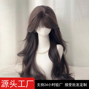 许昌泽兰商贸有限公司假发【免发网假发】免发网蓬松高颅顶大波浪