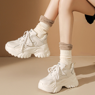 子休闲运动鞋 奥古狮登老爹鞋 网红厚底鞋 春季 显脚小春秋 女2026新款