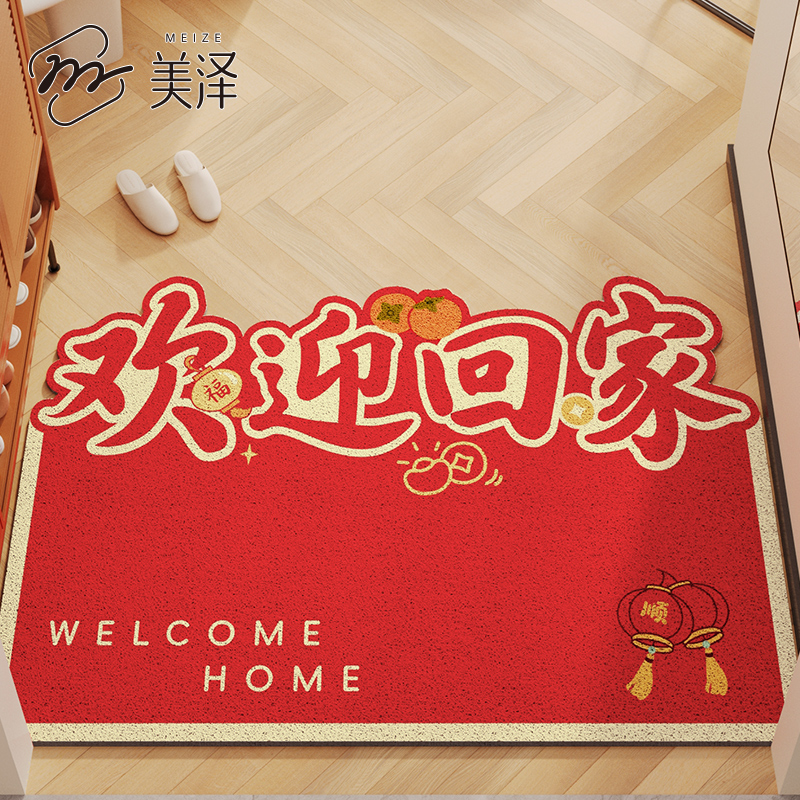 入户门垫新年除尘室内丝圈地垫