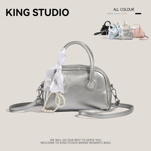 韩国手提保龄球包女单肩斜挎包