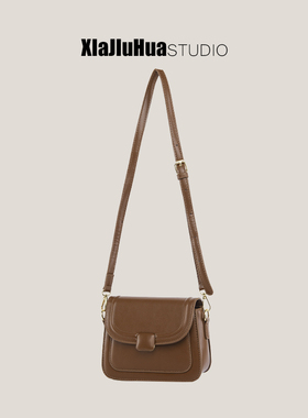 下酒话DrinKing包包女2025新款时尚复古小方包小众百搭单肩斜挎包