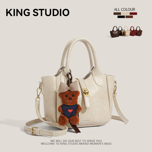 韩国复古小众手提菜篮子包包女