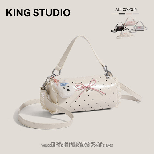 韩版甜美蝴蝶结腋下包百搭斜挎包