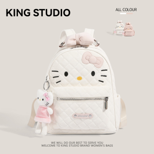 可爱HelloKitty双肩包女2026新款 卡通凯蒂猫小众通勤百搭学生书包