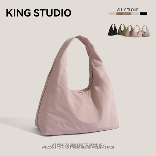 大容量松弛感帆布包女单肩购物袋