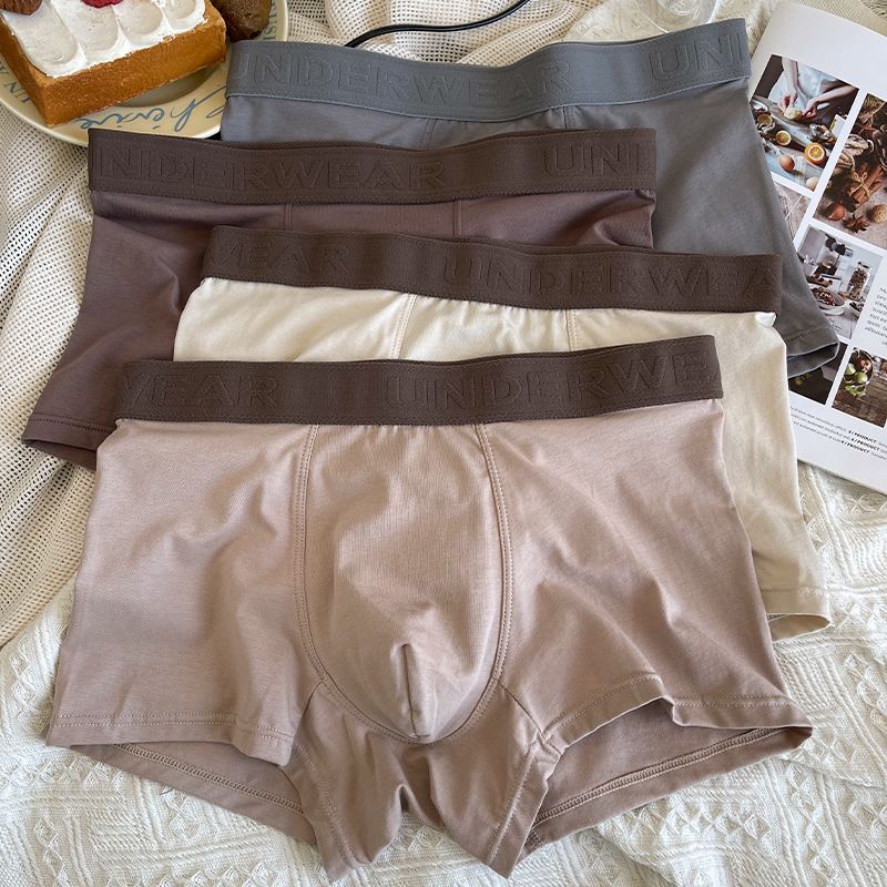 5A抑菌新疆长绒棉男士无痕内裤