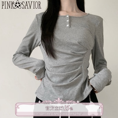 pinksavior日常小巧思收腰显瘦秋冬磨毛内搭多色入