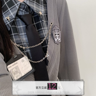 格纹收腰针织工字褶半裙 学院卷边加绒衬衫 pinksavior 失序札记