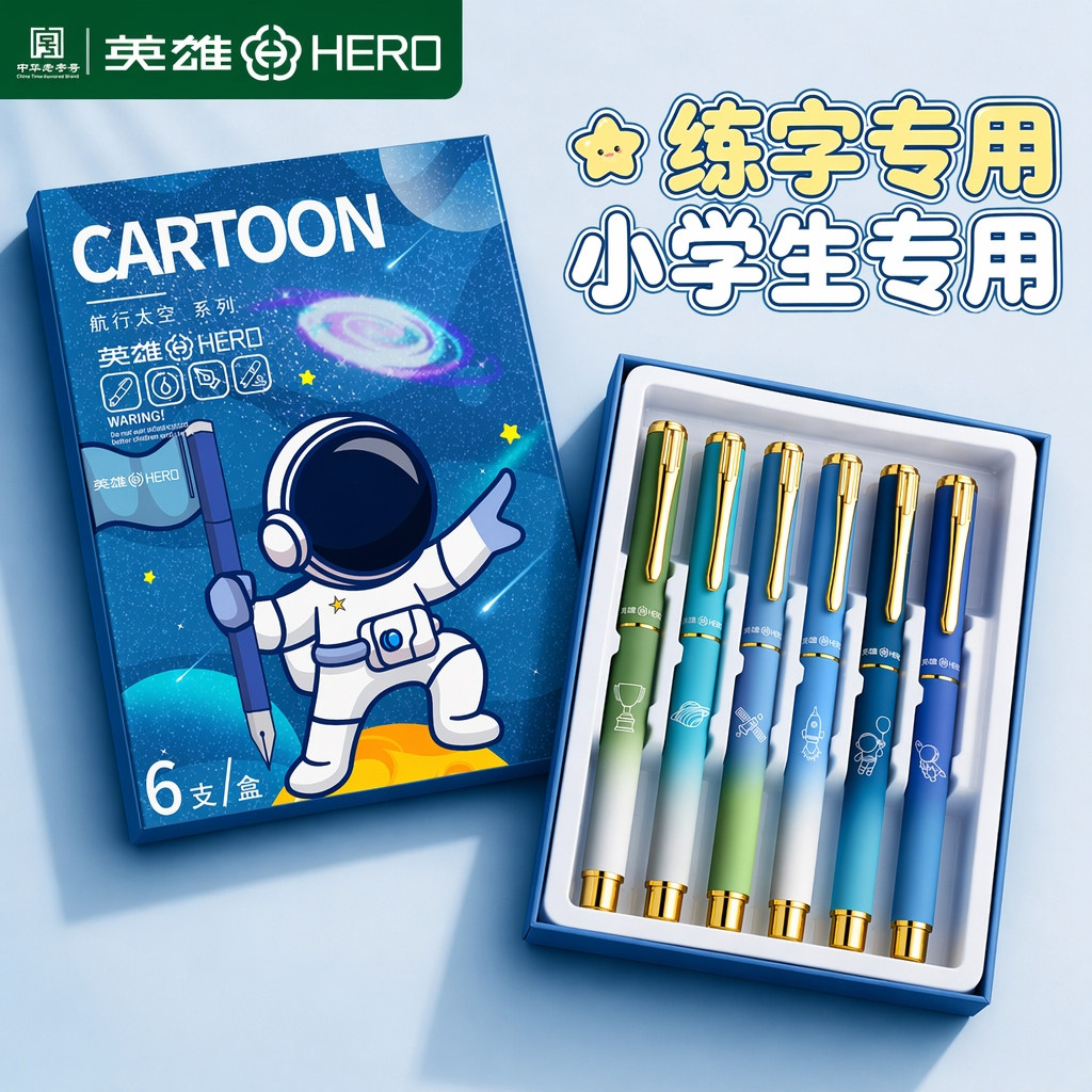 英雄牌钢笔小学生专用练字图片
