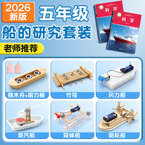 【教材同步】独木舟模型自制材料