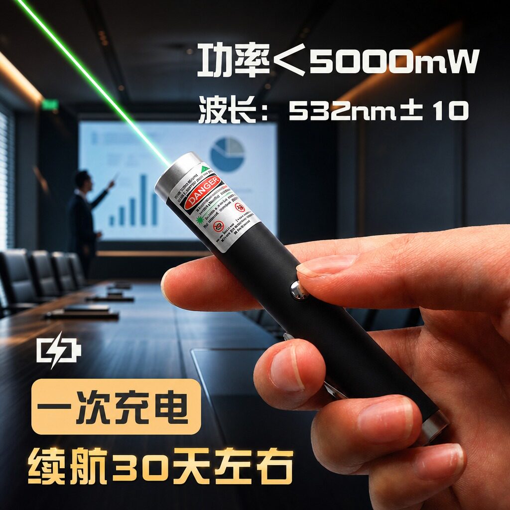 激光笔手电镭射灯极光机光绿光远射强光沙盘售楼处部射笔指示笔红外线usb可充电逗猫ppt教鞭教学多功能大功率