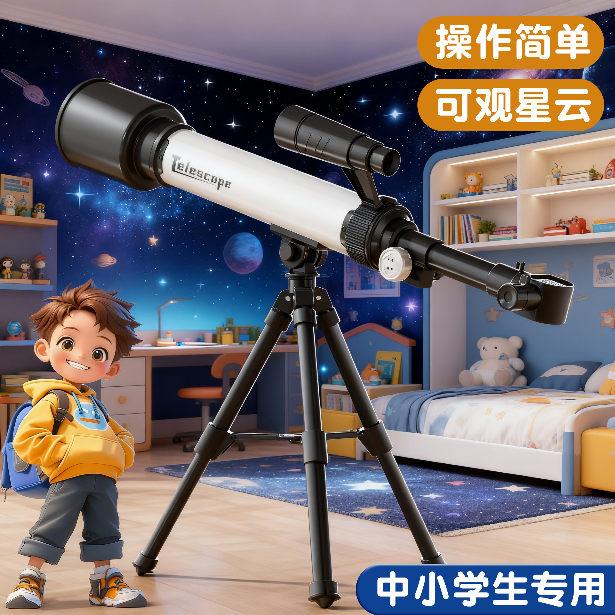 天文望远镜专业级高倍高清儿童用
