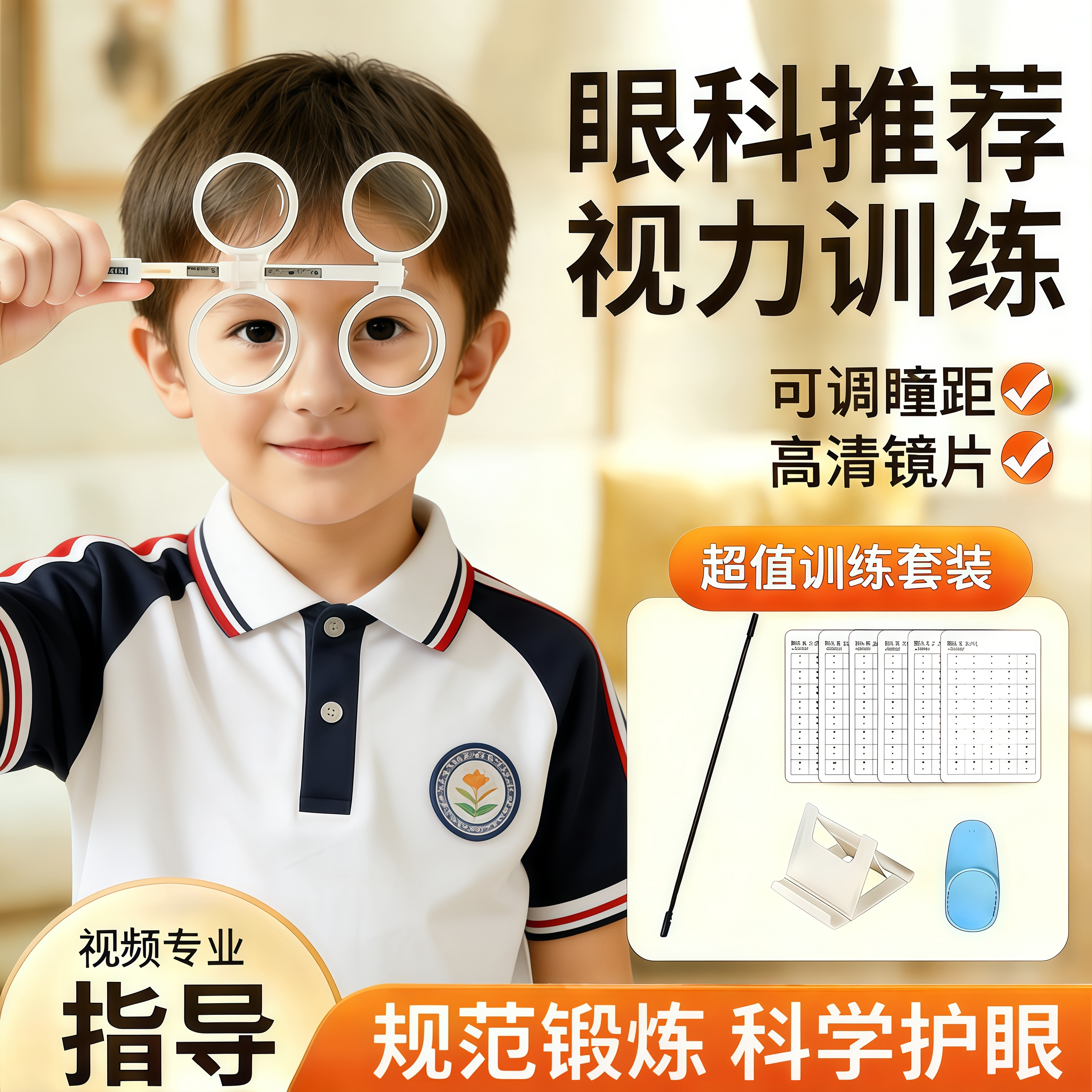 反转拍视力调节训练瞳距可调医院同款儿童手动翻转拍双面蝴蝶镜近视弱视正负锻练坐姿书写矫正器神器图片