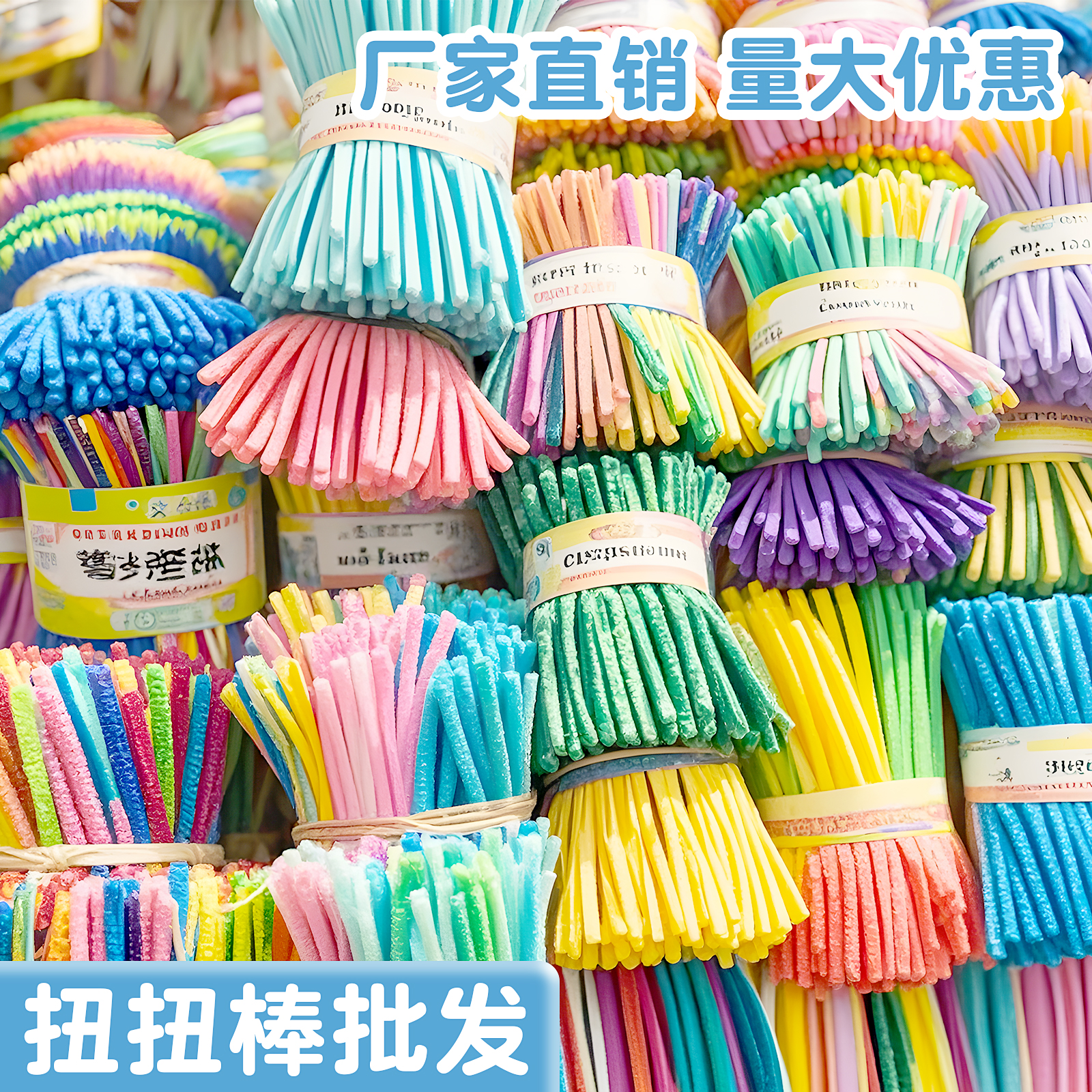 扭扭棒批发厂家直销量大优惠