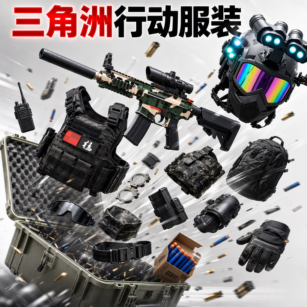 儿童软弹三角洲行动周边玩具枪图片