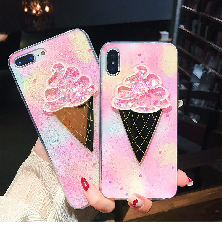 苹果6s手机壳iPhone8x/7plus全包边渐变流沙保护套适用梦幻冰淇淋|msdalam kategori Aksesori Digital 3C, Aksesori telefon bimbit, Kes telefon bimbit/Shell - dari Buy2taobao.com untuk memberikan perkhidmatan ejen Taobao profesional membeli