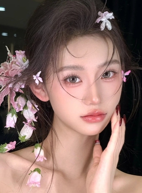 水舞U2160甜美仿真百合花朵发簪气质新娘甜美发带婚礼造型头饰