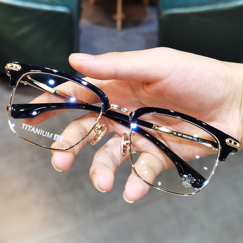 复古时尚百搭商务方框眼镜架