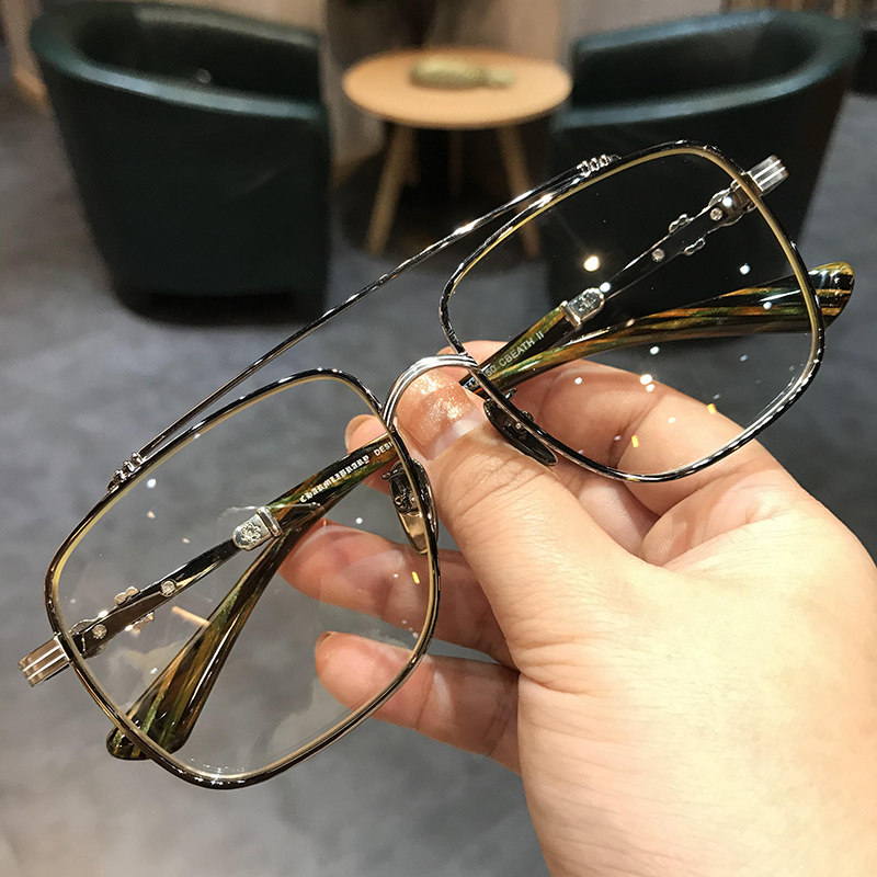 简丹CBEATHII防蓝光近视眼镜框复古男女大脸眼镜架平光变色防辐射